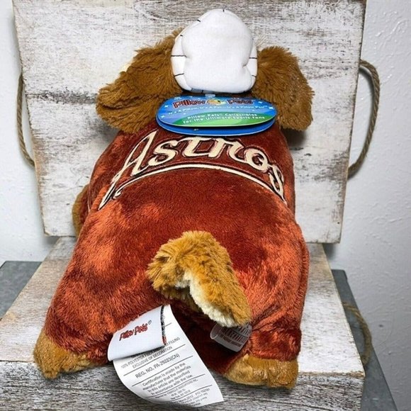 Houston Astros Junction Jack Pillow Pet Stuffed Plush - Picture 3 of 12